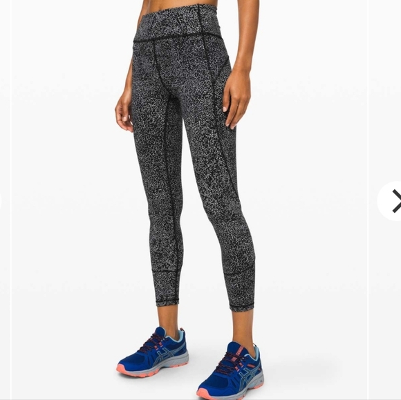 lululemon athletica Pants - lululemon athletica Black and White Patterned Leggings